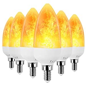 best LED flame bulbs (Kindeep E12)
