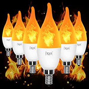best LED flame bulbs (cANDELABRA)